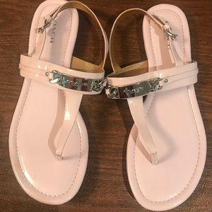 Coach Caterine sandals pink 7.5